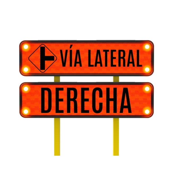 Vía Lateral Derecha Solar 122x30 cm