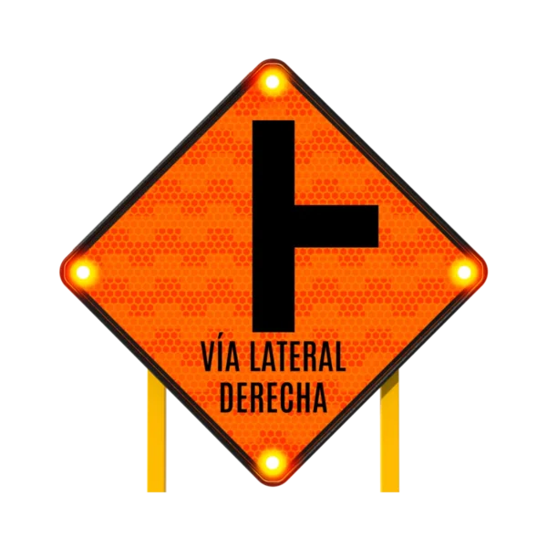 Vía Lateral Derecha Solar 86x86 cm