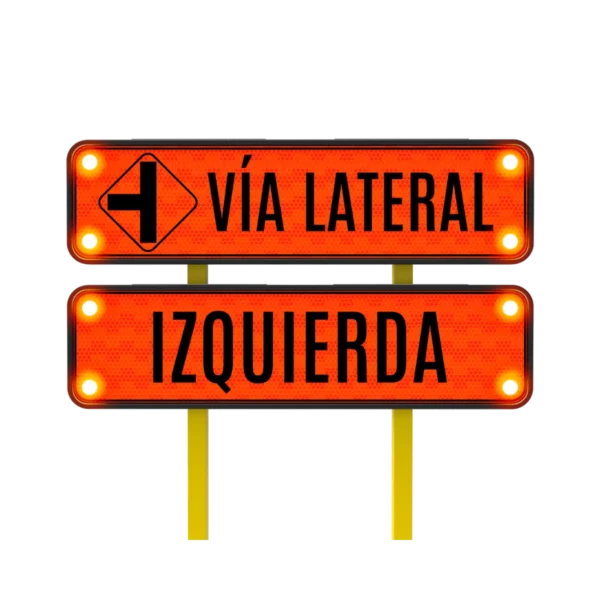 Vía lateral Izquierda Solar 122x30 cm