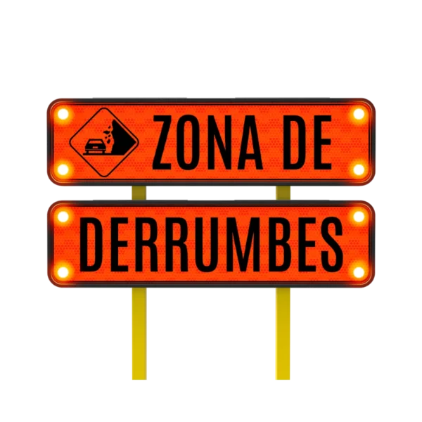 Zona de Derrumbe Señal Solar 122x30 cm