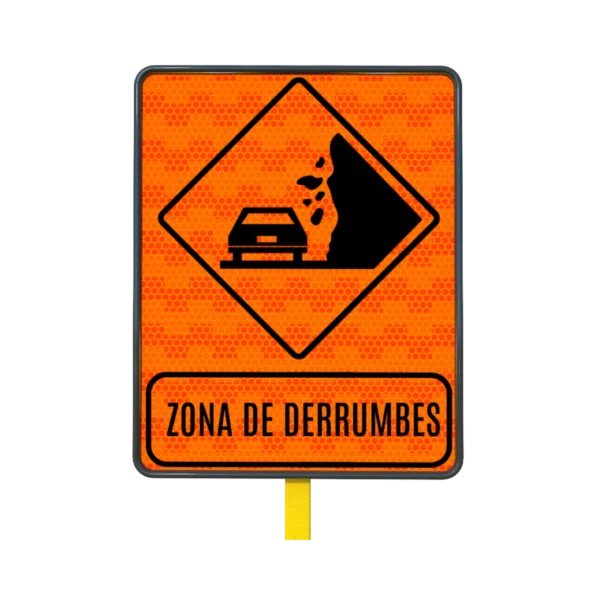 Zona de Derrumbre Señal 61x76 cm