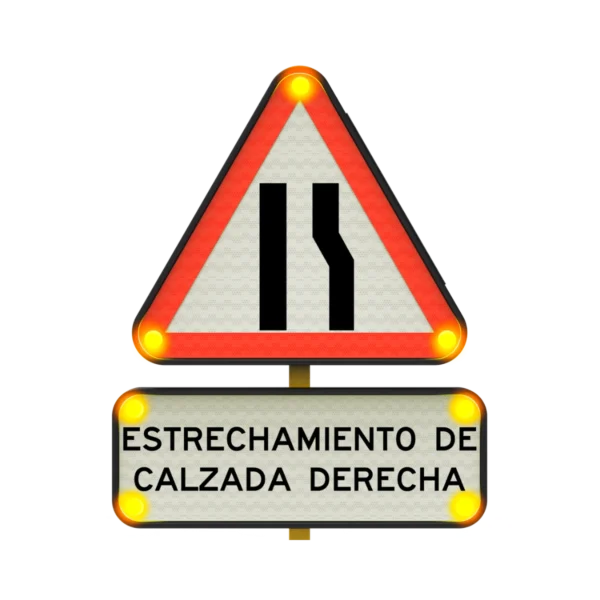 Estrechamiento de Calzada Derecha