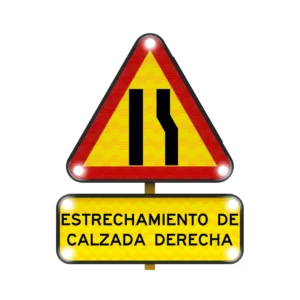 Estrechamiento de Calzada Derecha