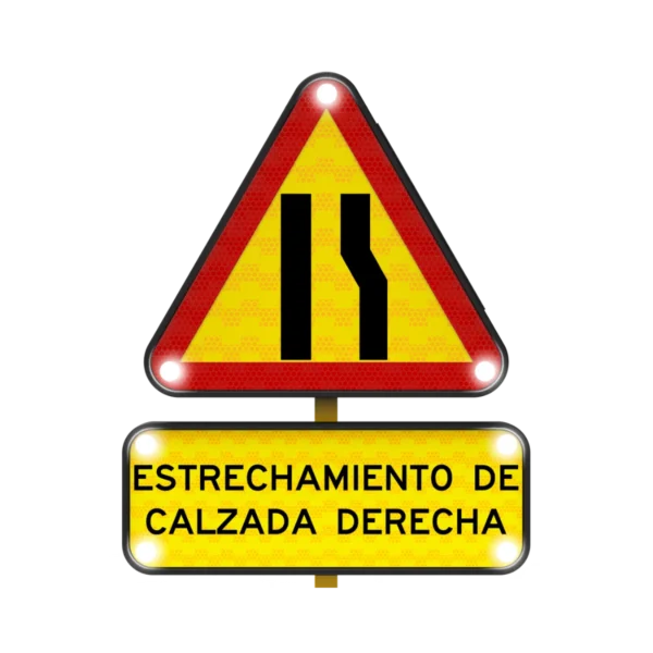 Estrechamiento de Calzada Derecha