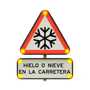 Hielo o nieve en Carretera