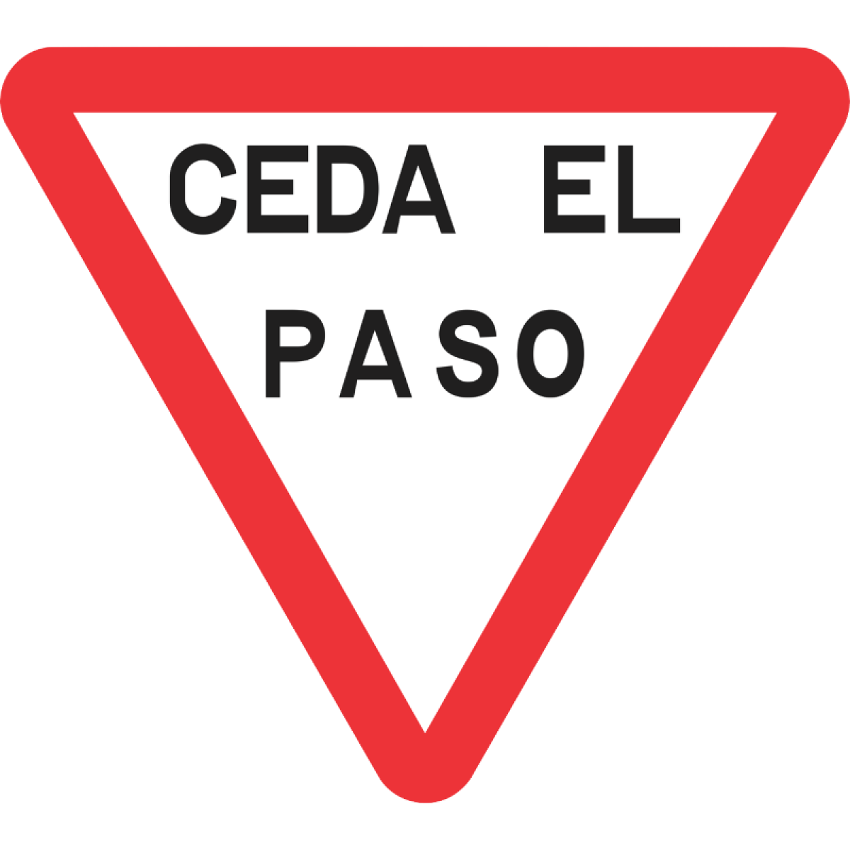 La señal SR-7 Ceda el paso, permite un mejor flujo vehicular al indicarle a los conductores que permitan el paso a otros en zonas claves.