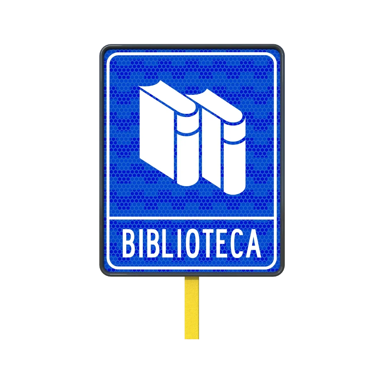 Señal Biblioteca Letrero