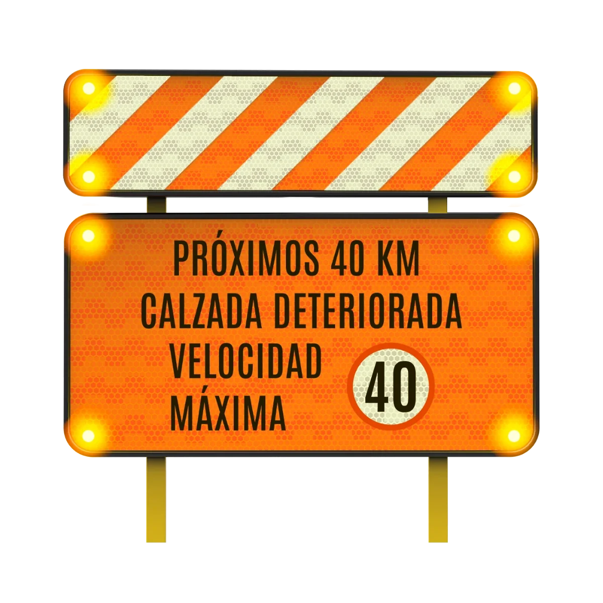 Calzada Señal Solar 122x30 y 122x61 cm