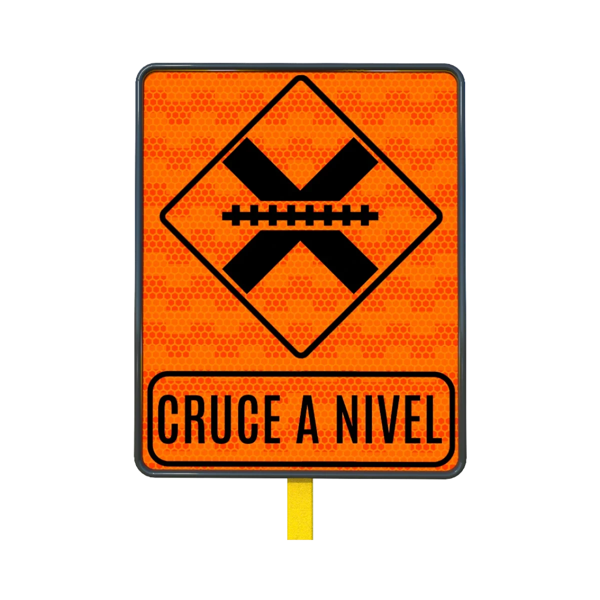 Cruce Ferroviario a Nivel 61x76 cm