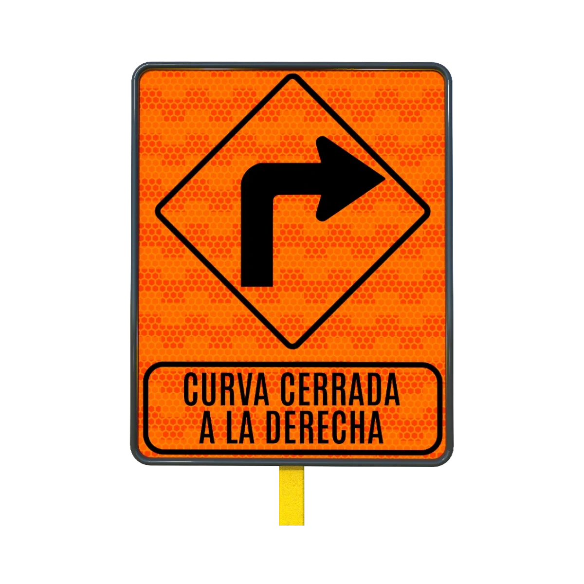 Curva Cerrada a la Derecha 61x76 cm