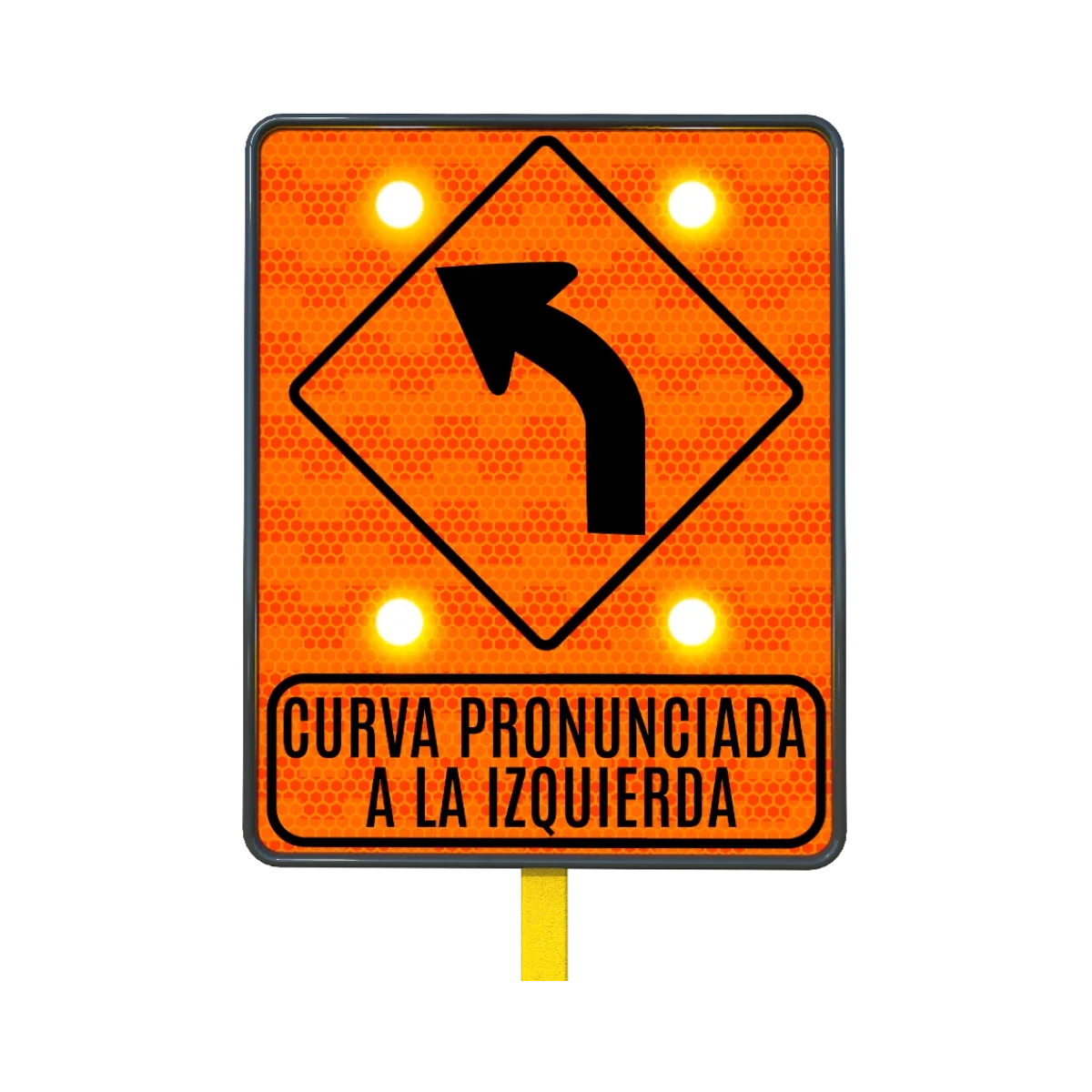 Curva Pronunciada a la Izquierda Solar 61x76 cm