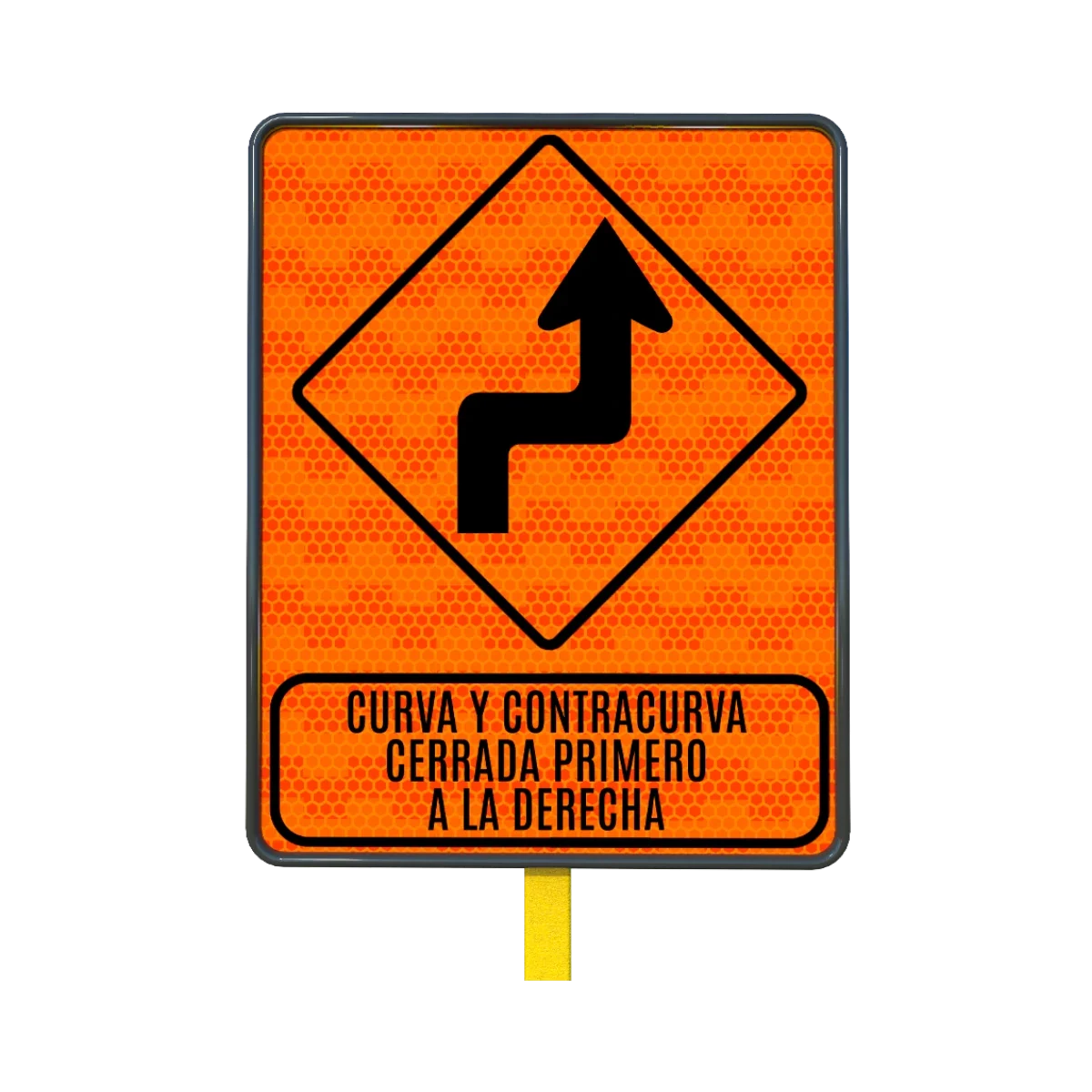Curva y Contracurva Cerrada a la Derecha 61x76 cm