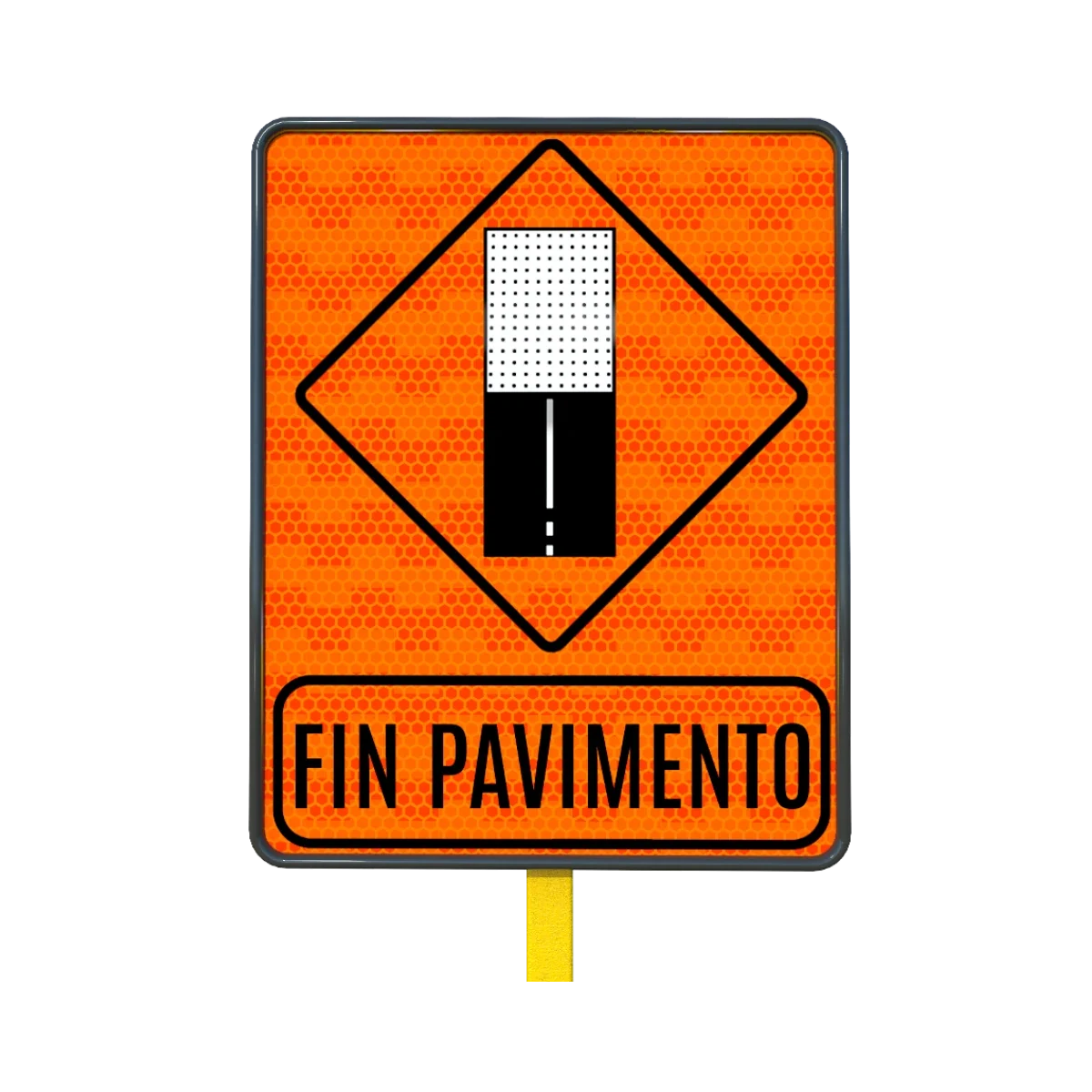 Final de Pavimento Señal 61x76 cm