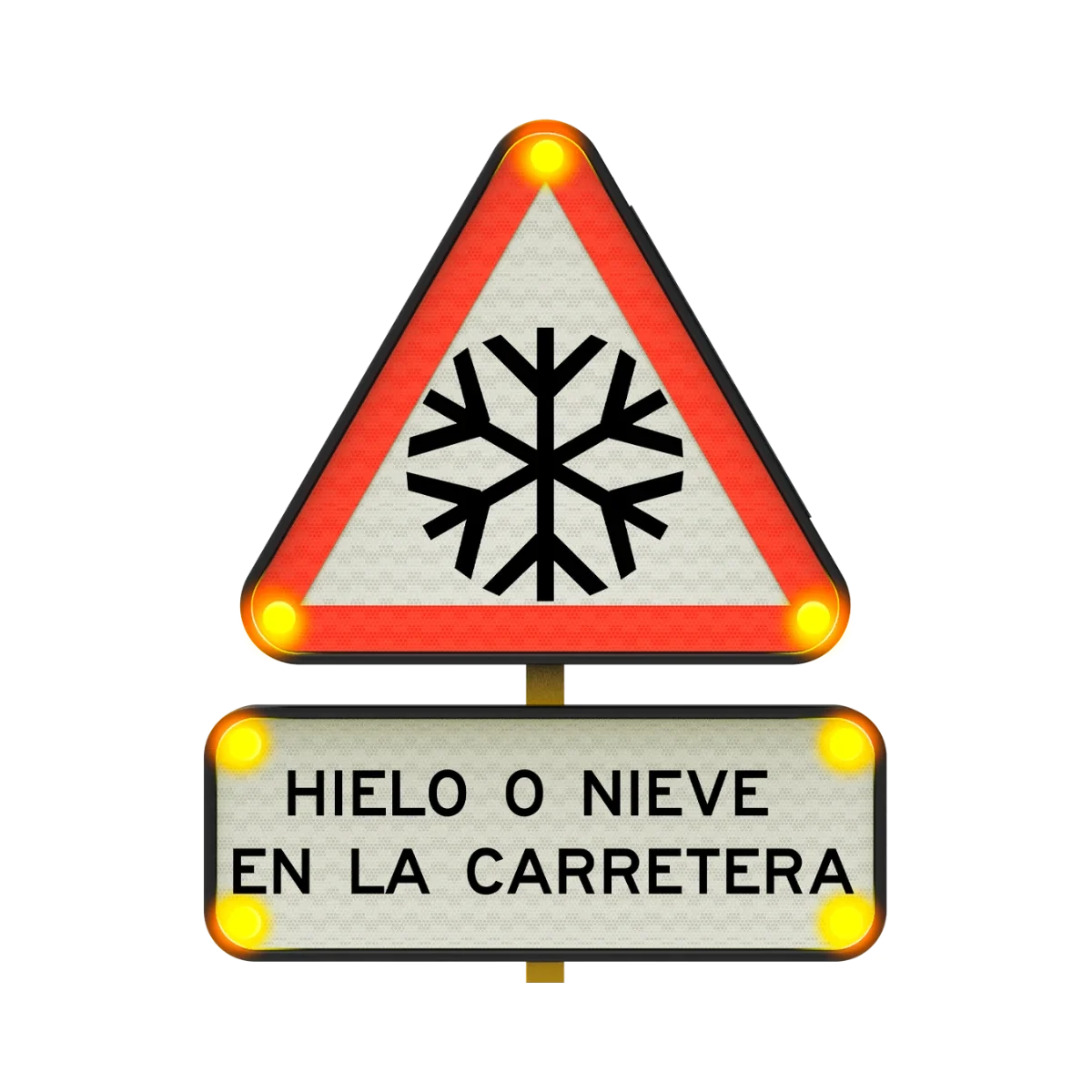Hielo o nieve en Carretera