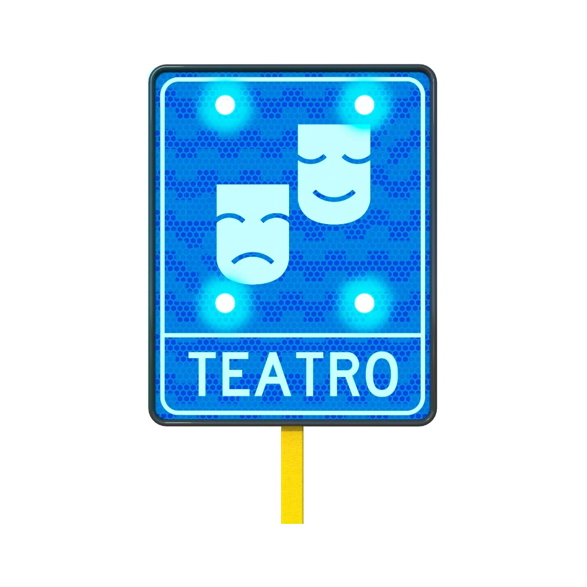 Letrero de Teatro