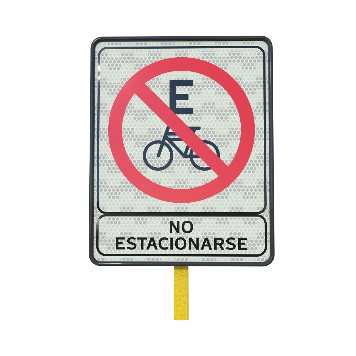 Señal No Estacionar Bicicletas