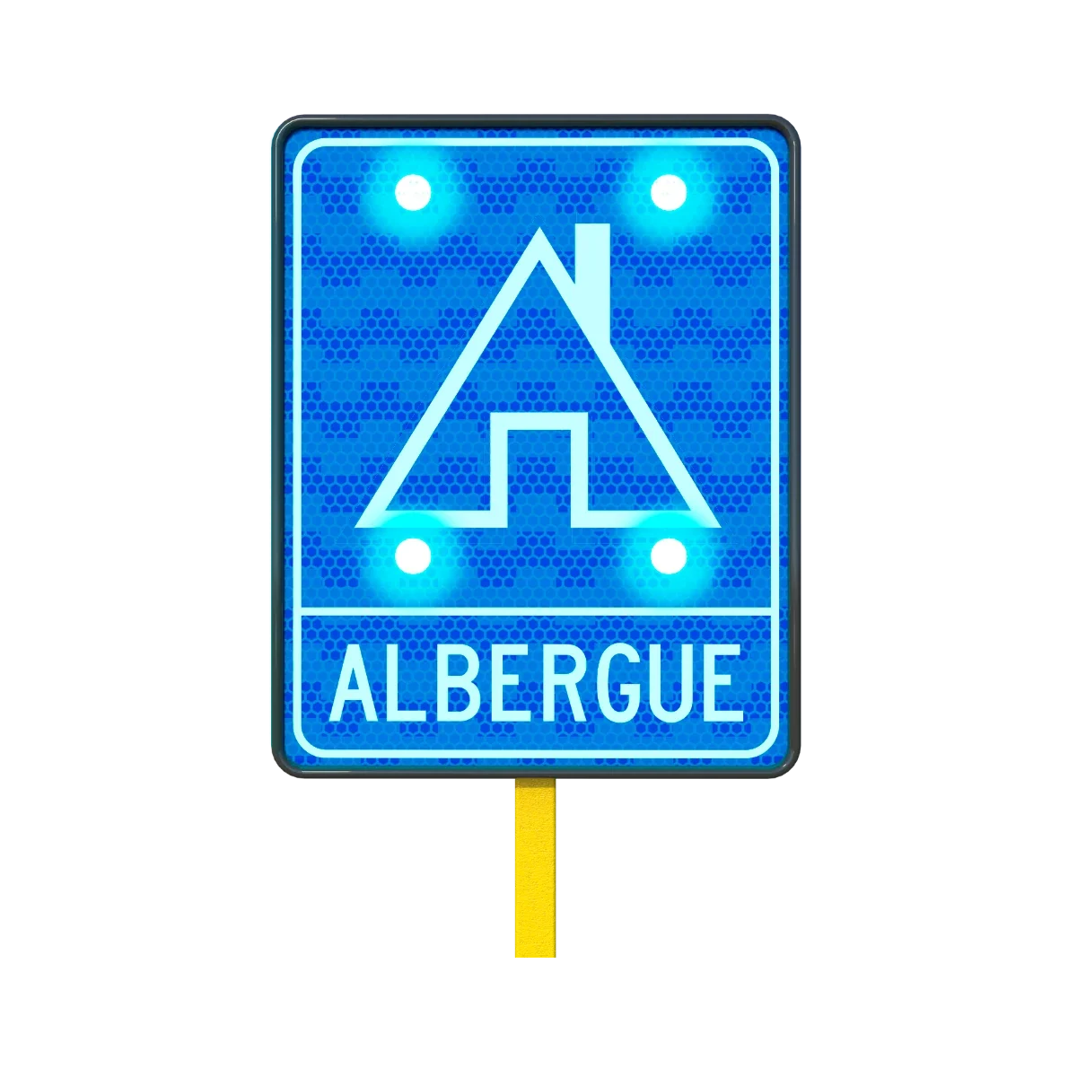 Señal de Albergue