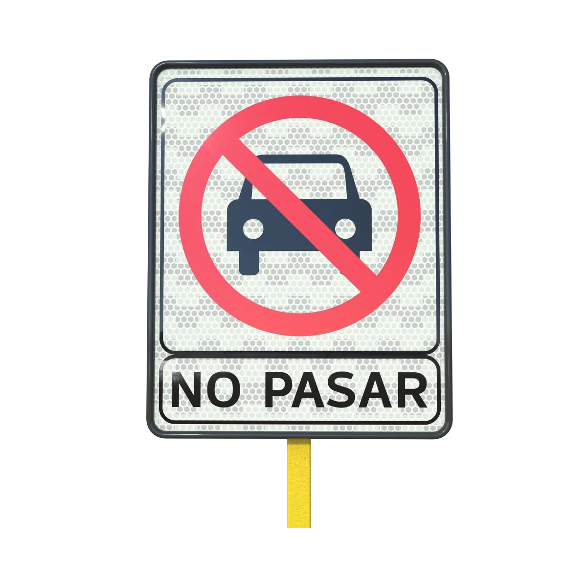 Señal de Prohibido el Paso a Vehículos