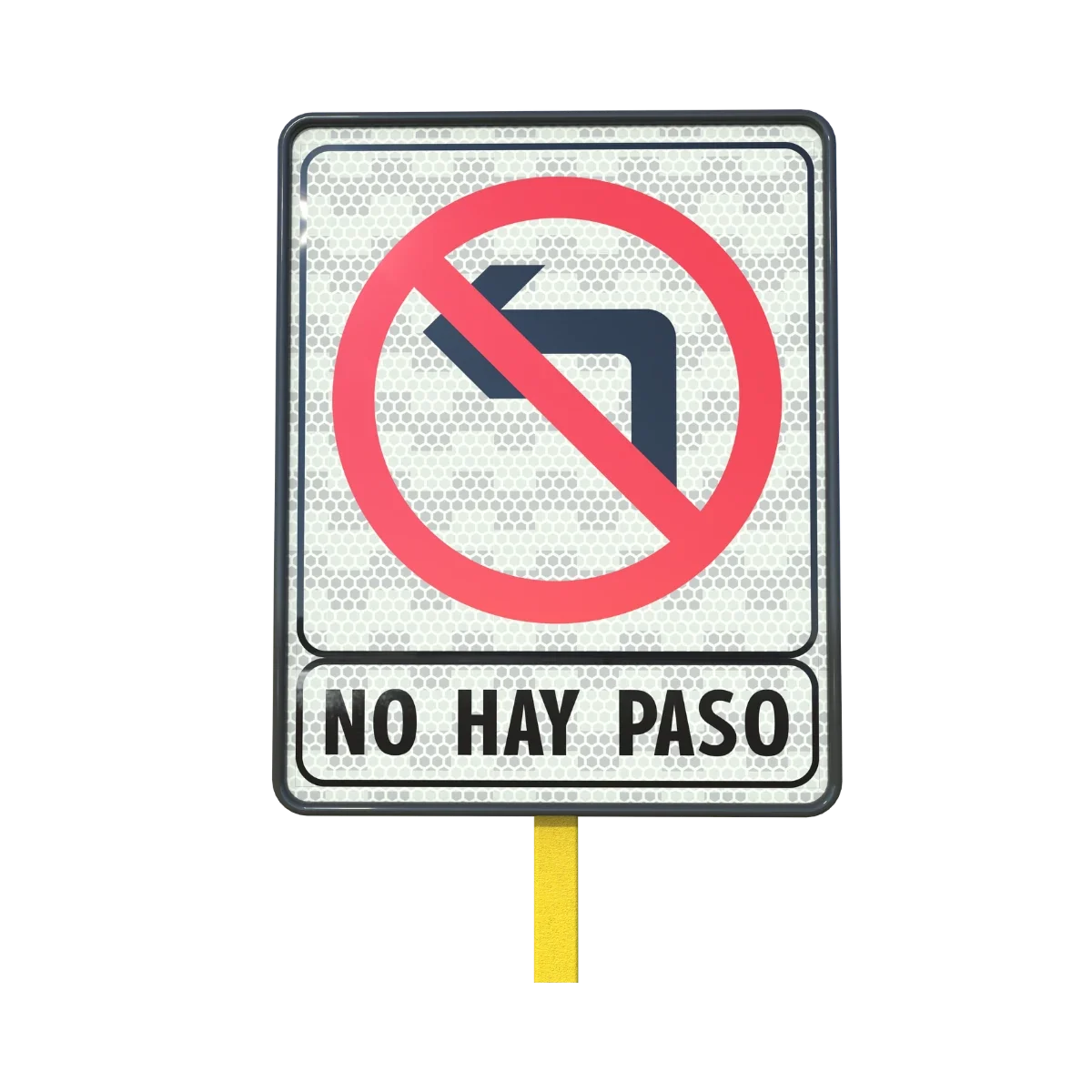 Señal de Prohibido Girar a la Izquierda