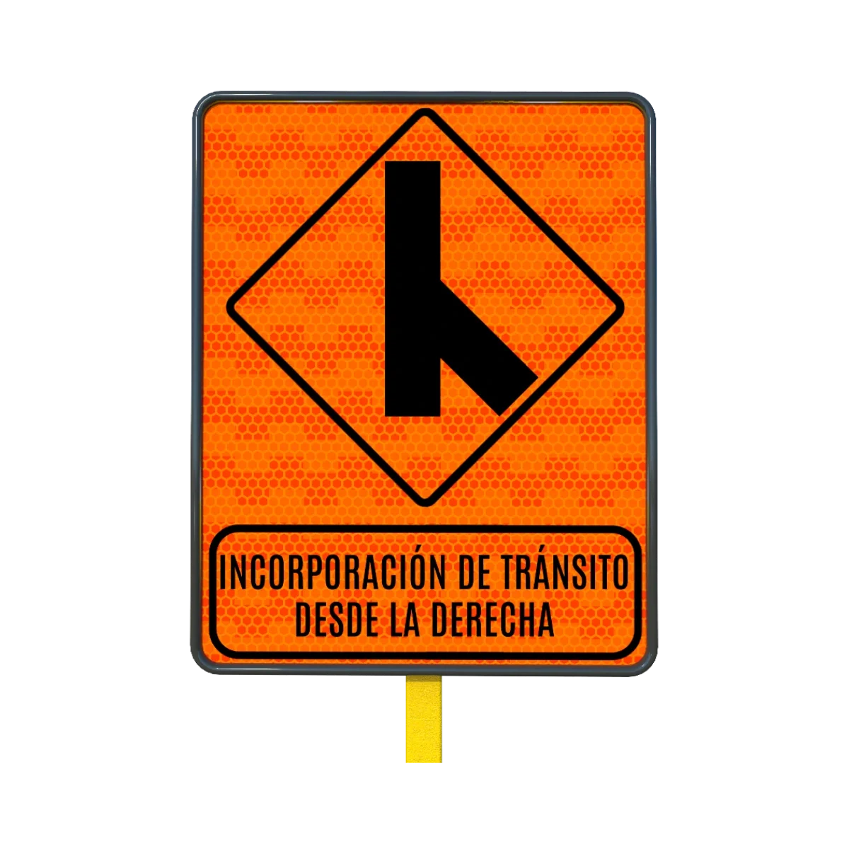 Señal Incorporación de Tránsito 61x76 cm