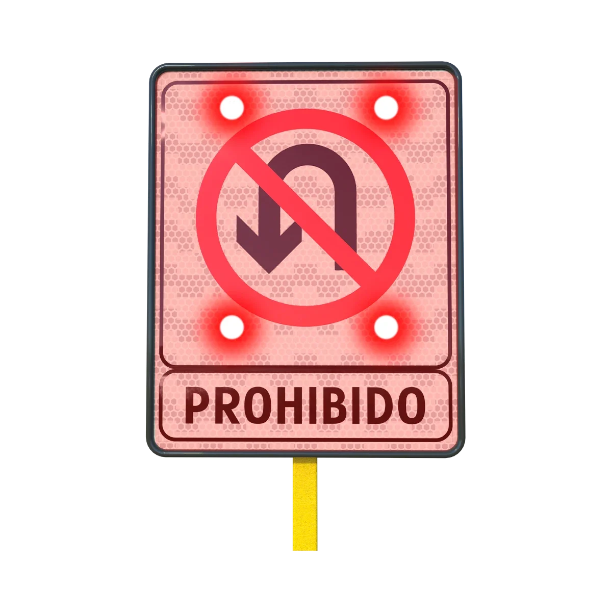 Señal Prohibido Girar en U