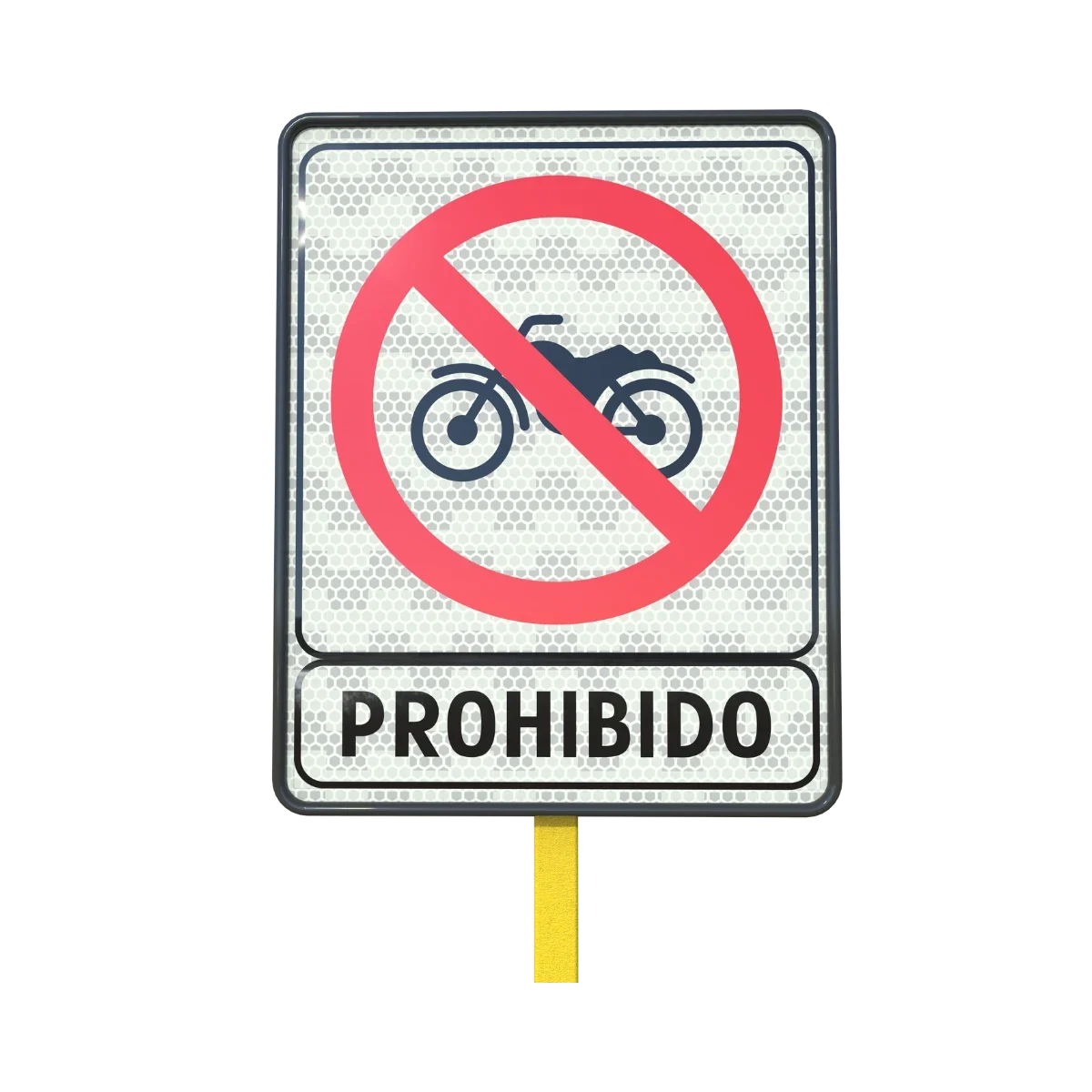 Señal Prohibido Motocicletas