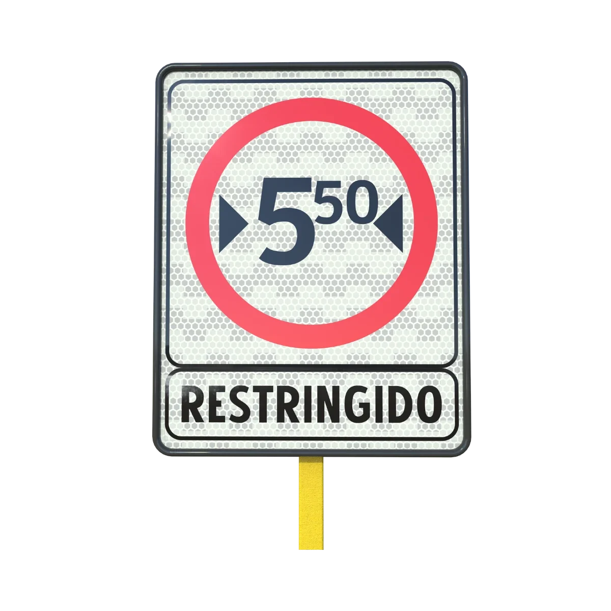 Señal SR-16 Anchura libre restringida