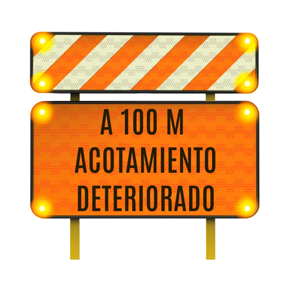 Señalamiento de Acotamiento Solar 122x30 y 122x61 cm