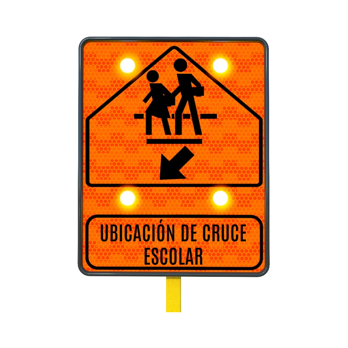 Señalamiento de Cruce Escolar Solar 61x76 cm
