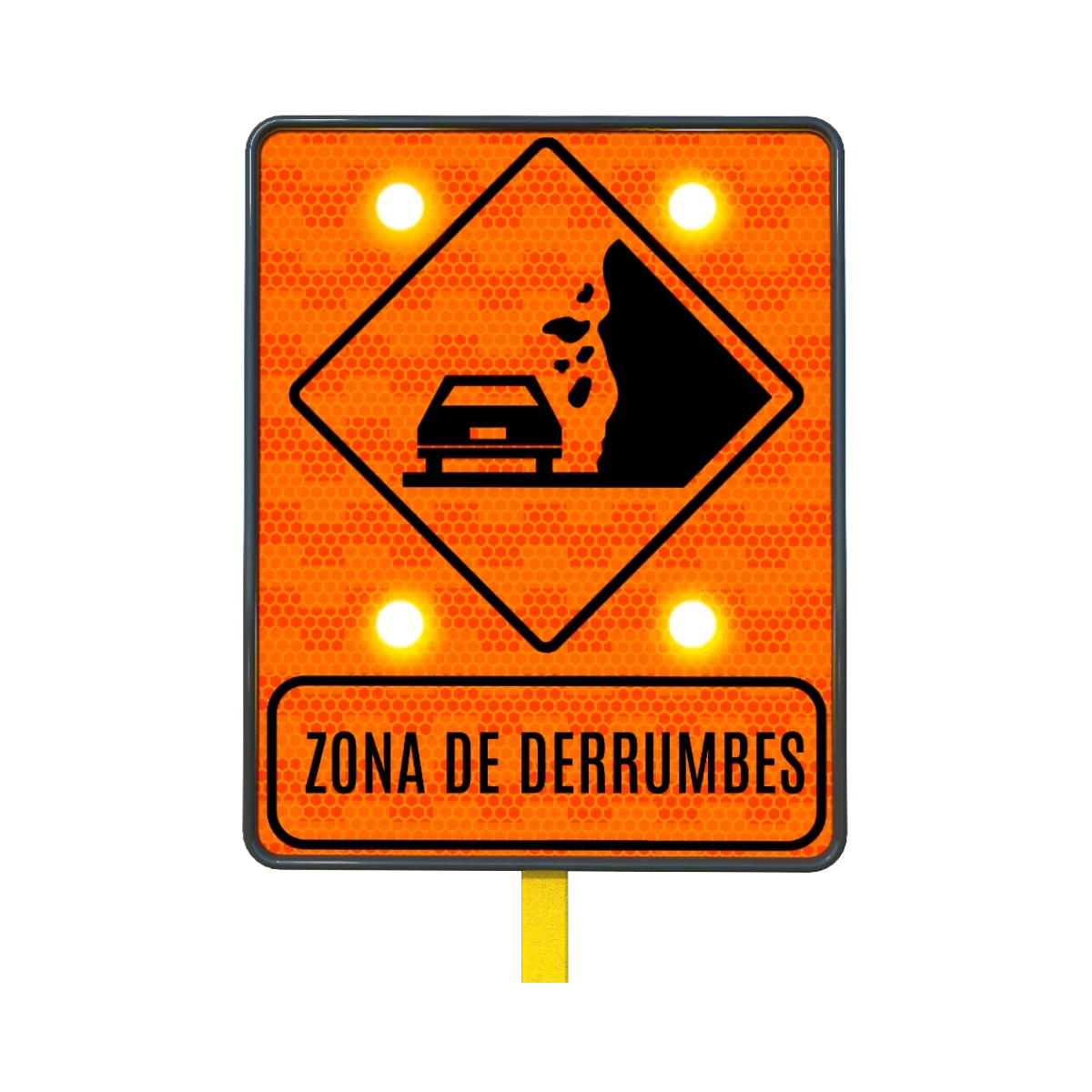 Zona de Derrumbre Señal Solar 61x76 cm